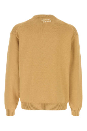 Ochre cotton blend sweater MAISON KITSUNE (OM00802KT1030) Ochre cotton blend sweater MAISON KITSUNE (OM00802KT1030)