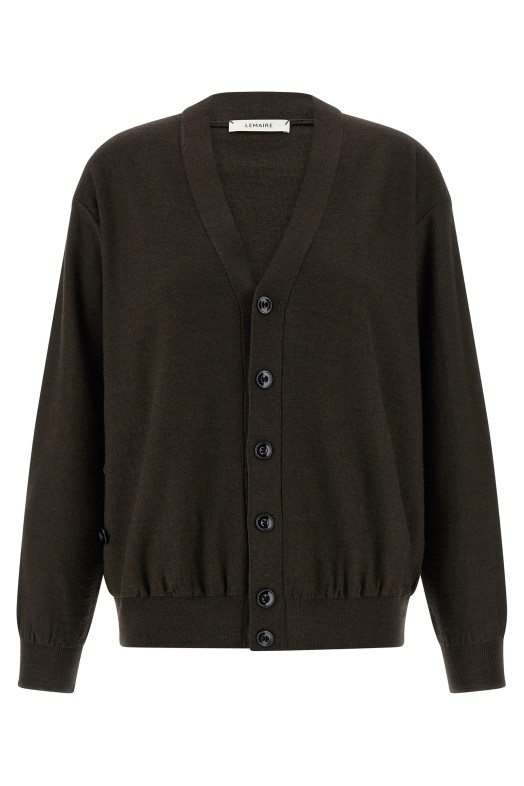 'Relaxed Twisted' cardigan Brown