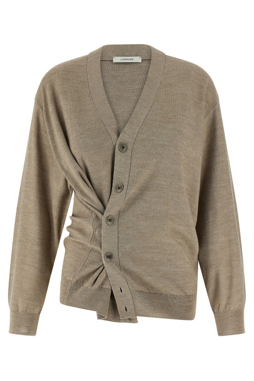 'Relaxed Twisted' cardigan Beige