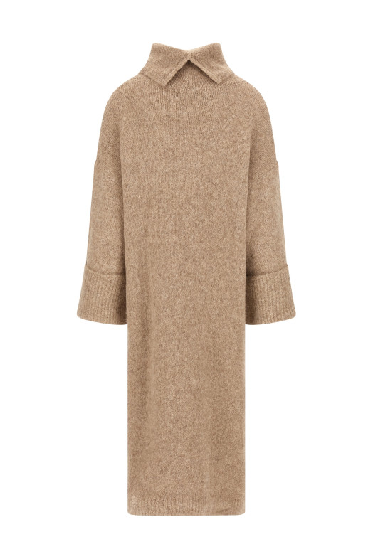 Платье «Манхэттен» бежевого цвета ESWW2510060CRCR