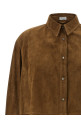 Suede shirt Brown