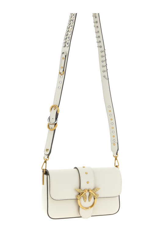 Невелика сумка через плече «Mini Love Slouchy» Біла 105824A0QOZ14Q