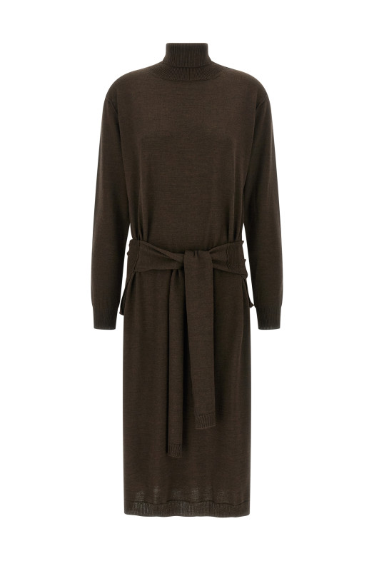 LEMAIRE 'Trompe L'Oeil' плаття коричневе DR1082LK087BR397