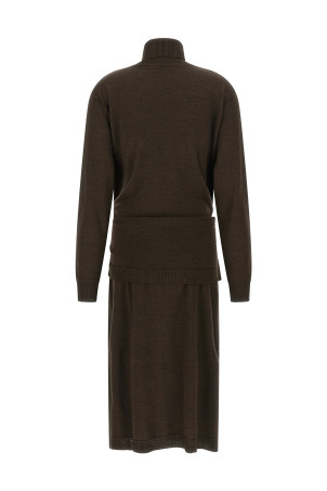'Trompe L'Oeil' dress Brown 'Trompe L'Oeil' dress Brown