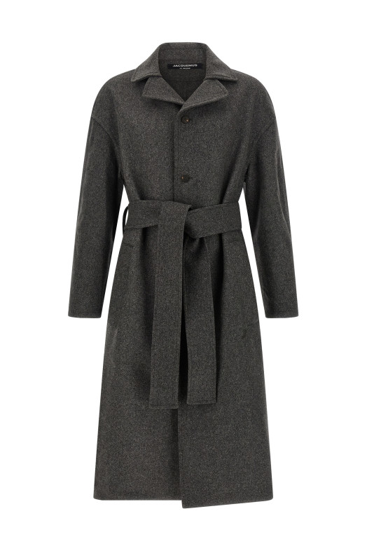 'Le Manteau Città' coat Gray