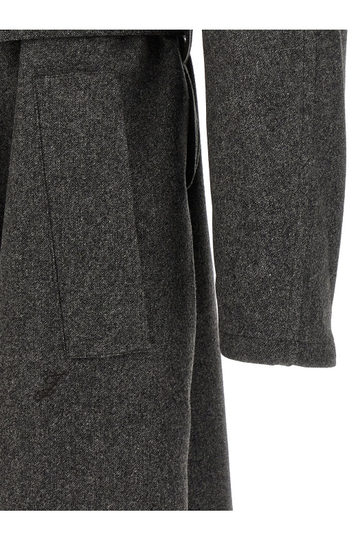 'Le Manteau Città' coat Gray