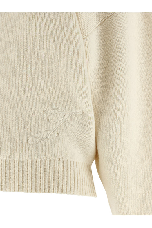 'La Maille Pallone' sweater White 'La Maille Pallone' sweater White