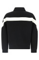 Satin insert sweatshirt Black-grey