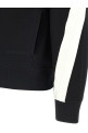 Satin insert sweatshirt Black-grey