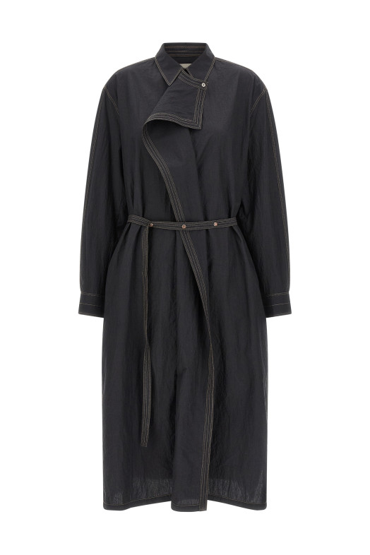 'Asymmetrical Shirt' dress Gray