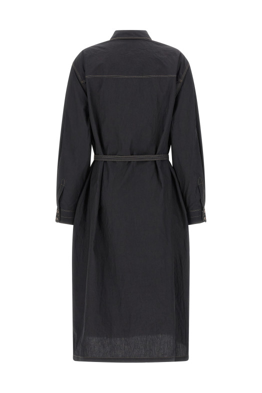 'Asymmetrical Shirt' dress Gray