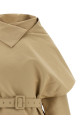 'Mini Scarfcoat' coat Beige