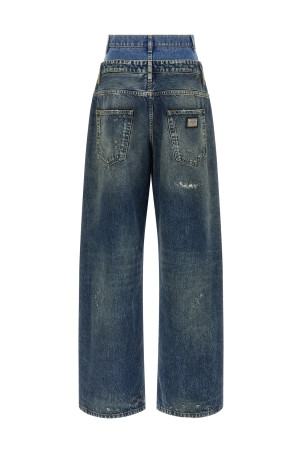 Double layer jeans Blue Double layer jeans Blue
