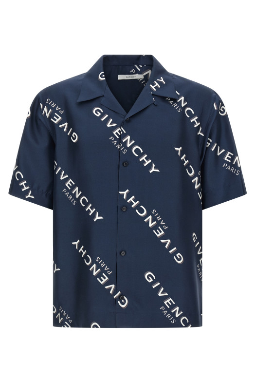 Рубашка «GIVENCHY Shadow» Синяя BM616J1673410