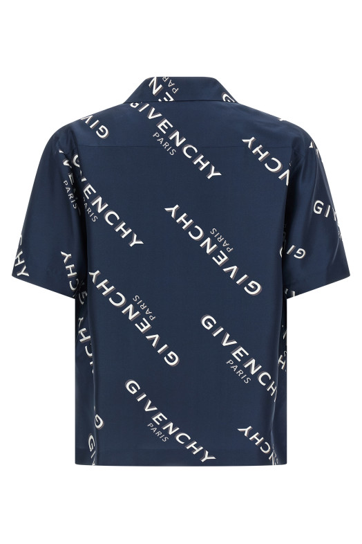 Рубашка «GIVENCHY Shadow» Синяя BM616J1673410