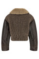 Шерстяна вставка в куртці з овчини Коричнева ETRO WROG0002AP377M0697