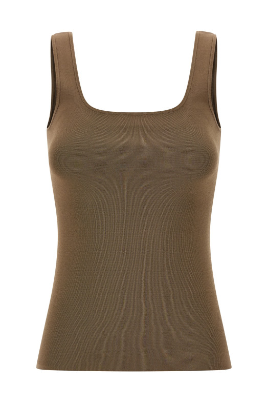 Вискозный топ Бежевый UNW2511068TNTN