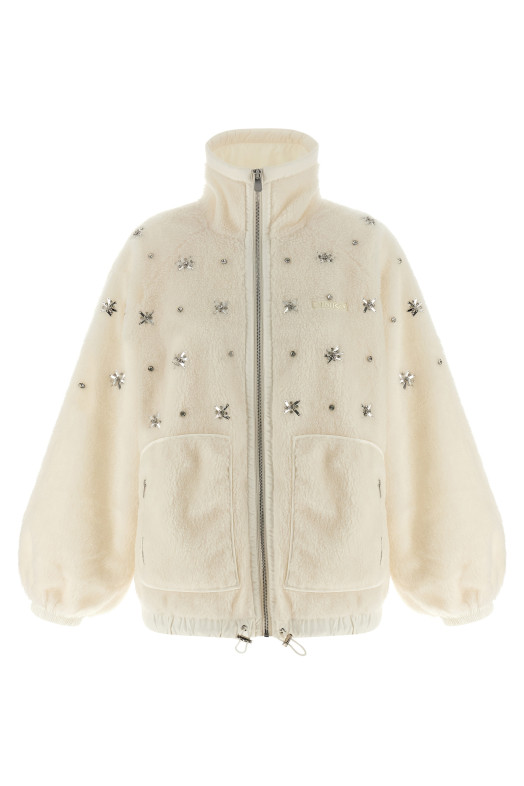 'Graciana' bomber jacket White