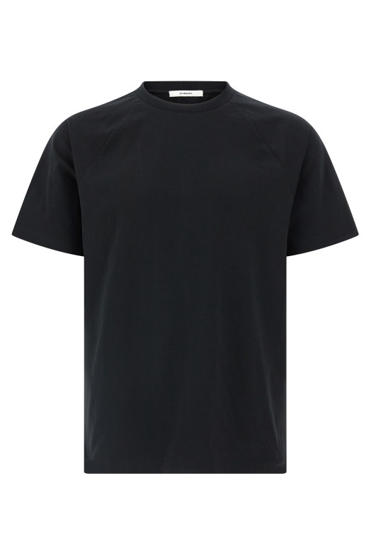 Satin insert t-shirt Black-grey Satin insert t-shirt Black-grey