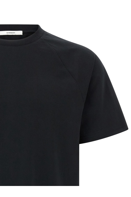 Satin insert t-shirt Black-grey Satin insert t-shirt Black-grey