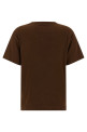 Футболка «Mini Tee» коричневого цвета UNU252039BTBT