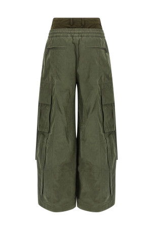 Двошарові штани для вантажних робіт Зелені DOLCE & GABBANA FTDGXTHUMS8N3644