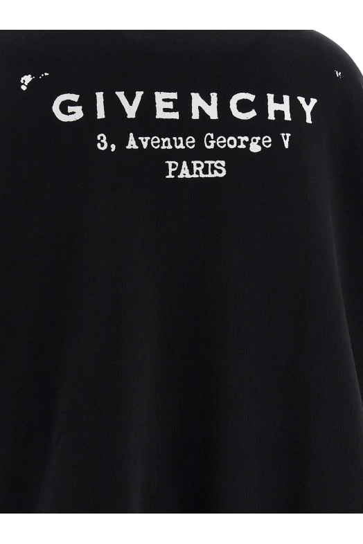 Худі з логотипом Чорно-сірий GIVENCHY BWJ04TP75N001