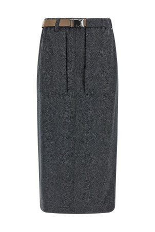 Fresh wool skirt Gray Fresh wool skirt Gray