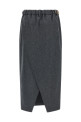 Fresh wool skirt Gray