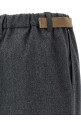 Fresh wool skirt Gray