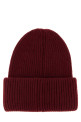 Шерстяная и кашемировая шапка бордового цвета MONCLER K20913B00075M1127458