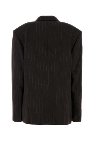 Embroidered wool blend blazer Brown MAGDA BUTRYM (107925) Embroidered wool blend blazer Brown MAGDA BUTRYM (107925)