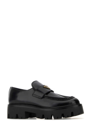 Черные кожаные мокасины Black PRADA (1D185OF050055) Черные кожаные мокасины Black PRADA (1D185OF050055)
