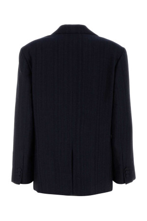 Embroidered wool blend Birdys blazer Blue DRIES VAN NOTEN (2520104282357) Embroidered wool blend Birdys blazer Blue DRIES VAN NOTEN (2520104282357)