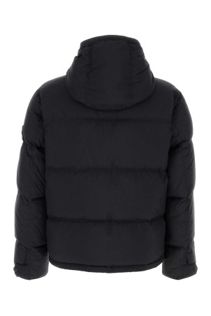 Чорна нейлонова пухова куртка Чорна STONE ISLAND (410001982)