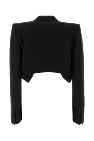 Чорний блейзер із вовняної суміші TOM FORD (GI3041FAX1584)