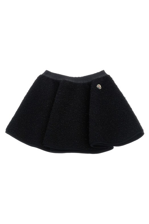 Металізована спідниця-тедді Чорна MONCLER ENFANT K29542D0000289B68999