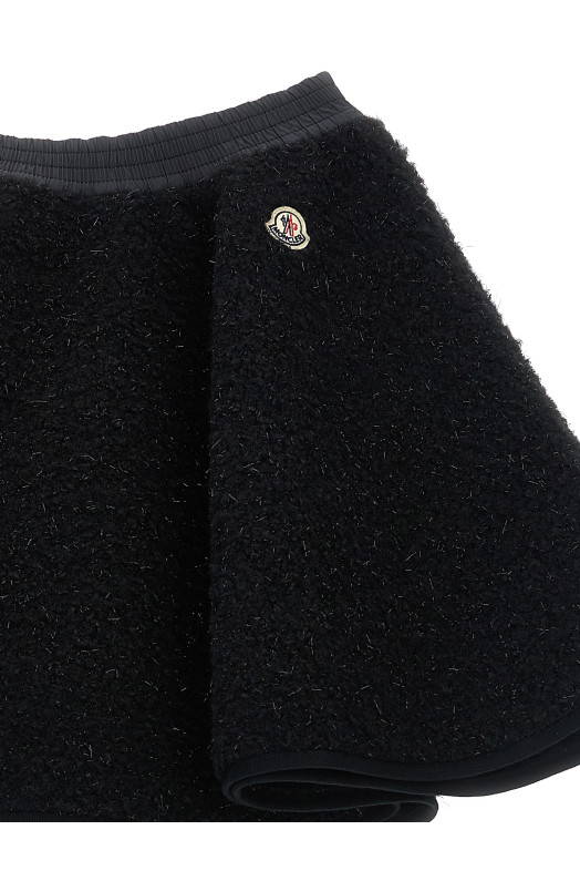 Металізована спідниця-тедді Чорна MONCLER ENFANT K29542D0000289B68999