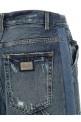 Синие джинсовые бермуды DOLCE & GABBANA FTDGGDG8OD4S9001