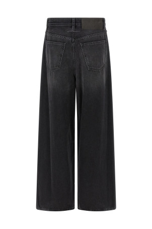 Джинси з лакованої шкіри Чорні MM6 MAISON MARGIELA S52LA0262M30011966