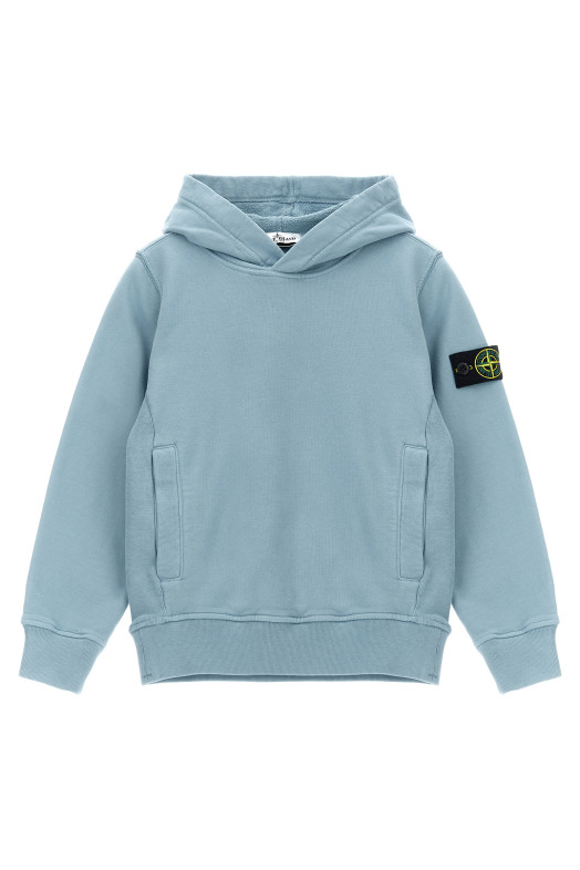 Худі з логотипом BLUE STONE ISLAND JUNIOR K2S166100004S0A20V004A Худі з логотипом BLUE STONE ISLAND JUNIOR K2S166100004S0A20V004A