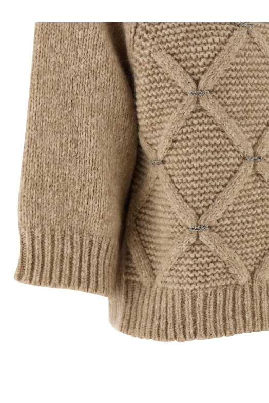 Светр Jewel Diamond Бежевий E99010F03R09196947