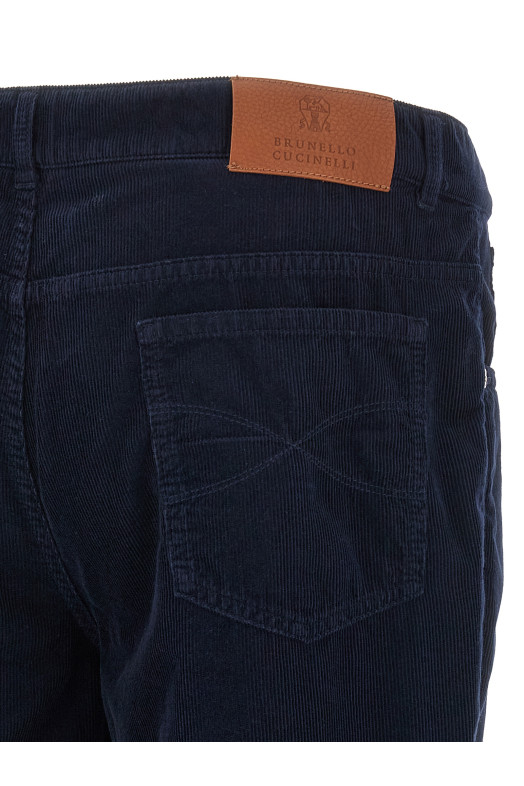 Corduroy pants Blue