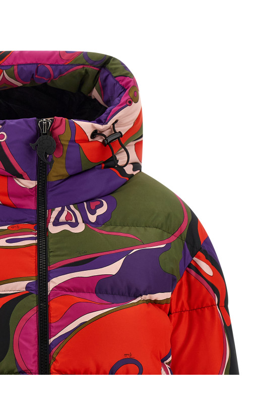 Пухова куртка «Orchidee» Різнокольорова 5UYC025U787017