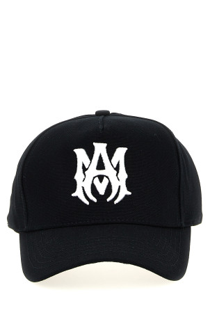 'Ma' cap Black-grey