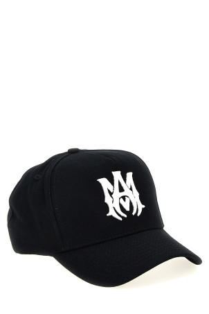 'Ma' cap Black-grey