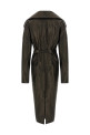 'Dracucollar Belted' coat Black