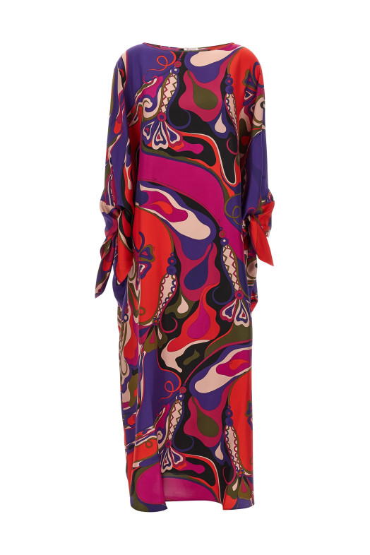 'Orchidee' kaftan Multicolor
