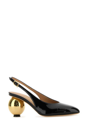 Чорні шкіряні туфлі Tessie 70 SALVATORE FERRAGAMO (01K4437848791C) Чорні шкіряні туфлі Tessie 70 SALVATORE FERRAGAMO (01K4437848791C)