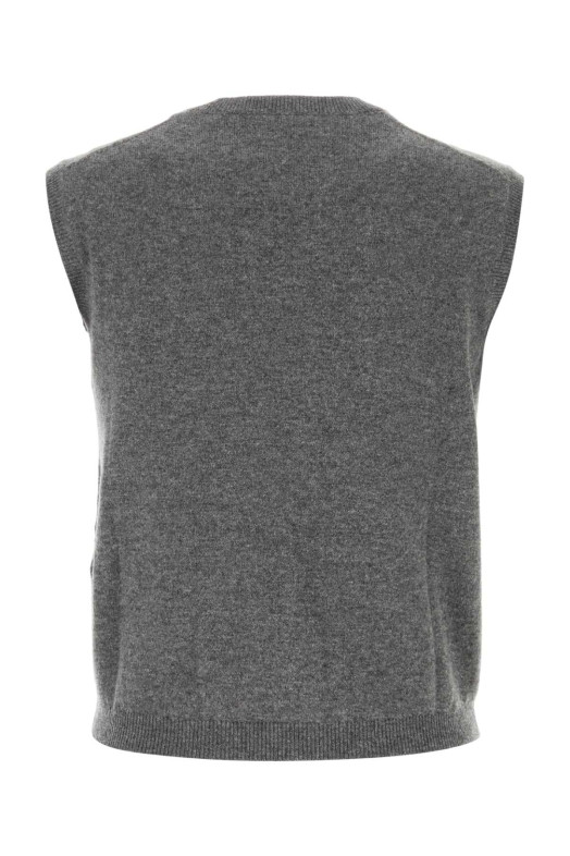 Grey stretch cashmere blend vest Gray SALVATORE FERRAGAMO (13H305784294) Grey stretch cashmere blend vest Gray SALVATORE FERRAGAMO (13H305784294)